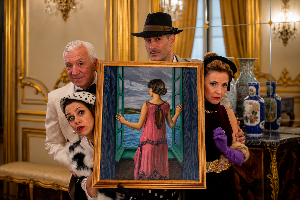 El cuadro maldito · Comedia policial interactiva en el Museo Decorativo